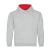 Jh003j Heather Grey Fire Red (torso)