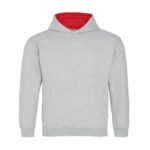 Jh003j Heather Grey Fire Red (torso)