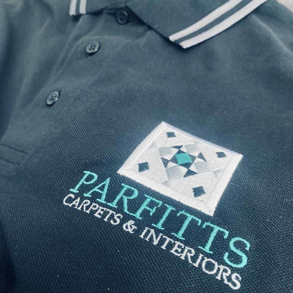 embroidered logo